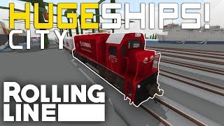 THEY'RE SO SLOW!  - DOCKYARD - Rolling Line VR Toy Train Simulator - Map