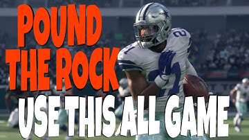 INSIDE ZONE ON ROIDS! THE BEST INSIDE RUN MONEY PLAY IN MADDEN 19! HUGE LANES AGAINST ANY DEFENSE