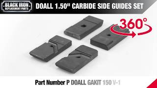 Upgrade Your Saw: DoAll 1.50 TF-24 Carbide Guide Set | 360° Overview