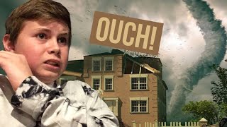 TORNADO HITS KIDS HOUSE WHILE MAKING FIRST VIDEO!