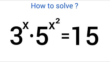 A Nice Olympiad Exponential Equation • X=?
