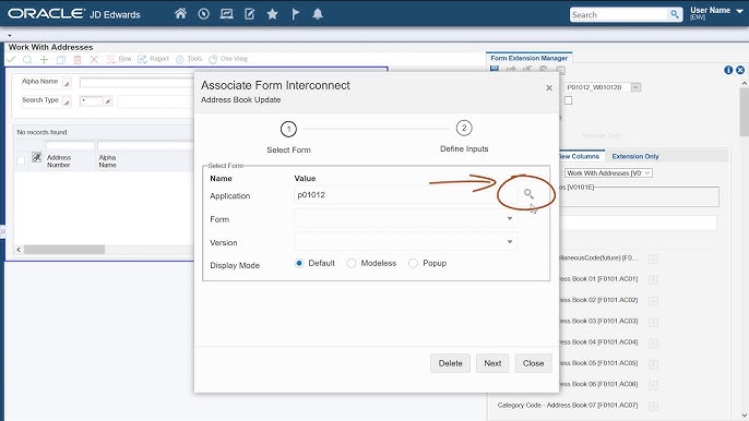 Jde Training 3 Form Interconnect You