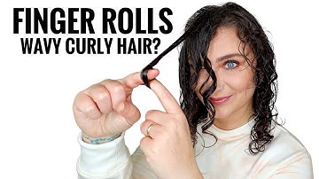 HOW TO FINGER COIL CURLY HAIR (Finger Roll TikTok Hack)