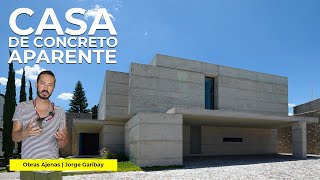 CASA de CONCRETO APARENTE con HERMOSOS PATIOS y JUEGO de VOLÚMENES | Obras Ajenas | Jorge Garibay