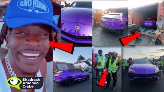 Download Lagu BREAKING NEWS: SHATTA WALE’S BRAND NEW PURPLE LAMBORGHINI JUST LANDED IN GHANA!!! SAY HEATT!!🔥🔥💜💜😂😂😂 MP3 Download Lagu BREAKING NEWS: SHATTA WALE’S BRAND NEW PURPLE LAMBORGHINI JUST LANDED IN GHANA!!! SAY HEATT!!🔥🔥💜💜😂😂😂 MP3