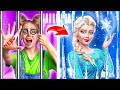 ¡Cómo Convertirse en Elsa! ¡Transformación de Frozen en la Cárcel!