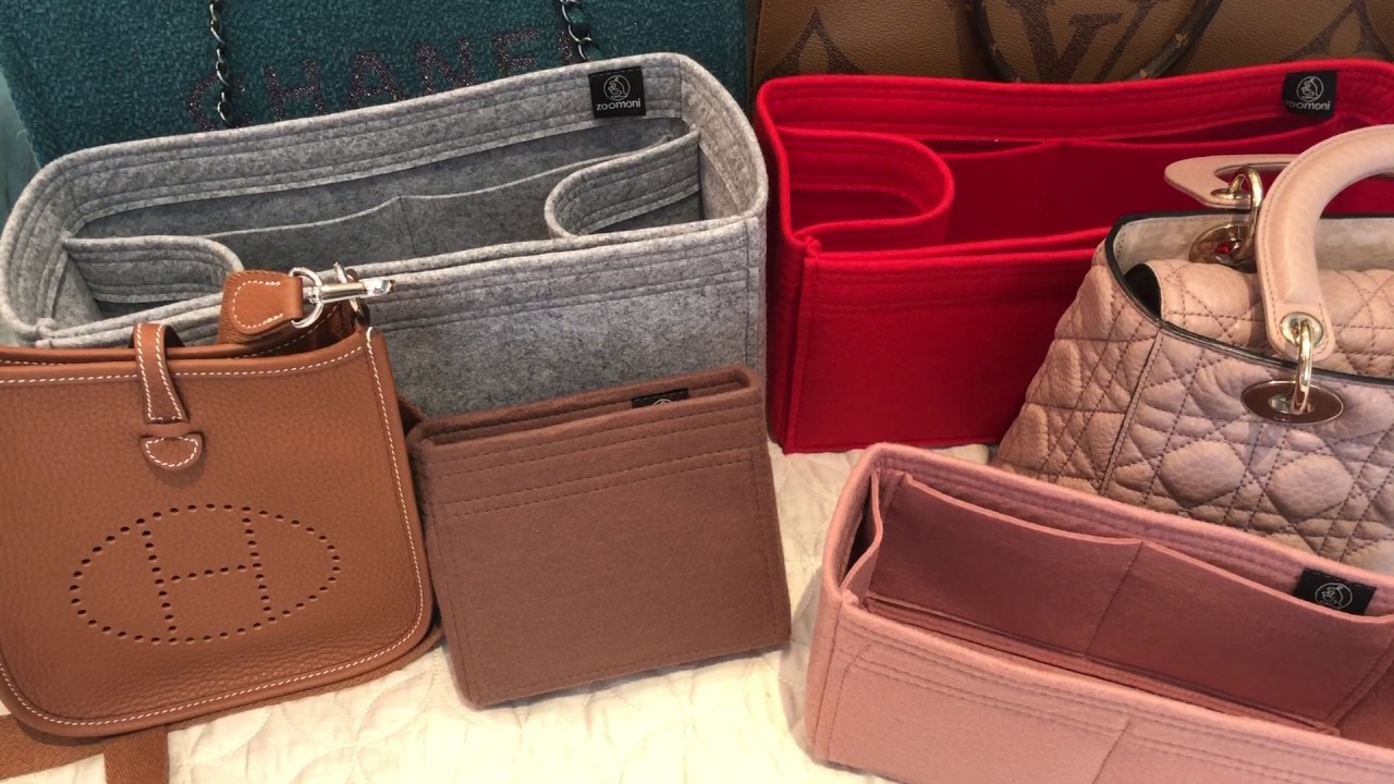 HOW I ORGANIZE MY LUXURY BAGS, ZOOMONI BAG INSERT REVIEW