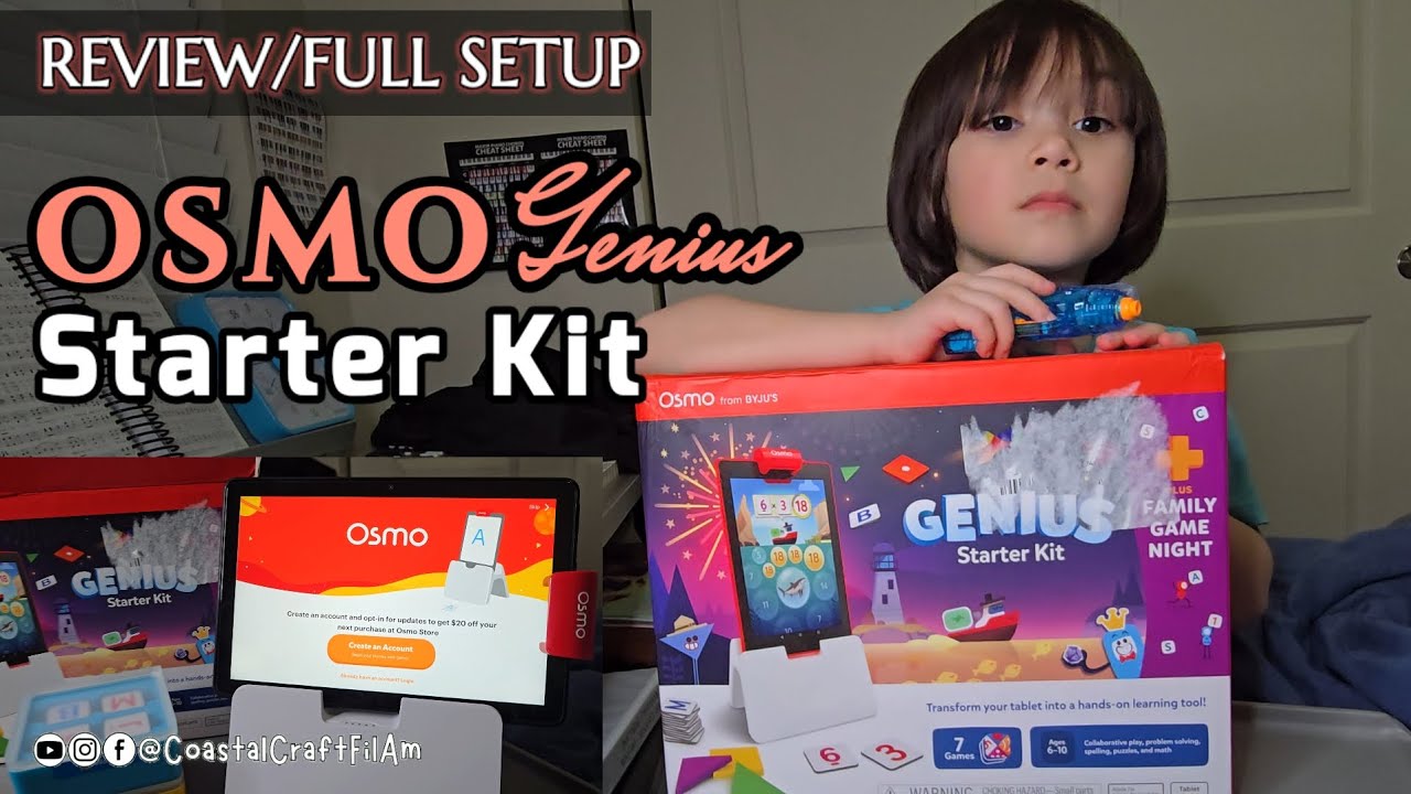 UNOBOXING/SETUP: OSMO Genius Starter Kit | 7 games‬