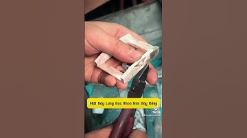 Làm Thủ Công Mặt Thắt Lưng Bằng Bạc Nguyên Chất #vangbaclehieu #bạc  #mặtthắtlưngbạcnguyênchất