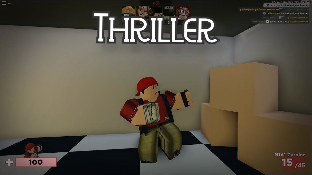 Thriller ROBLOX ARSENAL YouTube 