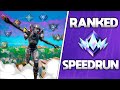 Platinum to unreal speedrun fortnite ranked