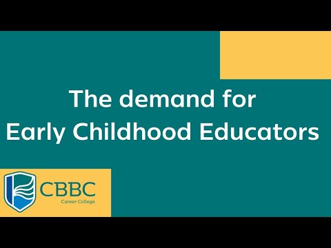 Early Childhood Educators are in High Demand in Nova Scotia
