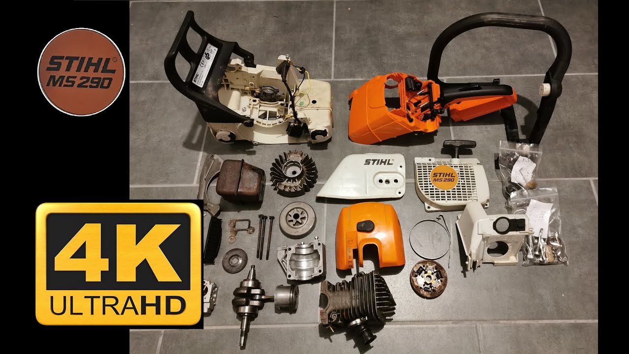4K - Complete rebuild, cylinder & piston Stihl MS 290