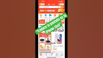 ¡Traduce CUALQUIER Pantalla de tu iPhone EN SEGUNDOS!🔎📲✅ #iphonetips #iphoneshorts #translate