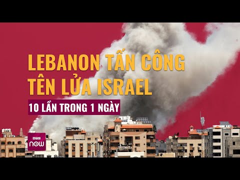 Trung Đông bùng nổ, Lebanon tấn công tên lửa ồ ạt vào Israel 10 lần trong 1 ngày | VTC Now