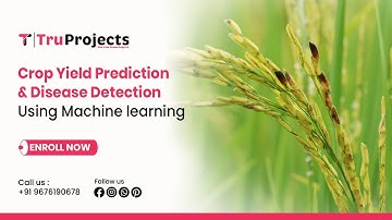 Crop Yield Prediction and Disease Detection Using Machine Learning   ml and deep learning projects