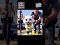 Cute kitten that steals doughnuts and runs away #aicat #cute #shorts #cats #viralvideo #kitten