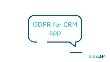 GDPR for CRM app