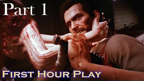 The Evil Within 2 --- First Hour (72 min) Gameplay and Walkthrough -- on PC - Part 1