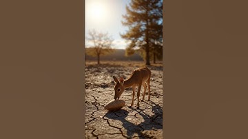 deer saved the mango tree from drying up by watering it 😭 #ai #save #tree #deer