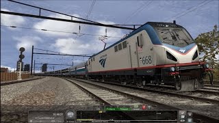 Train Simulator 2016 HD: Siemens ACS 64 668 Leads Amtrak Silver Meteor Train 98 (13 Cars) PHL to NYP screenshot 5