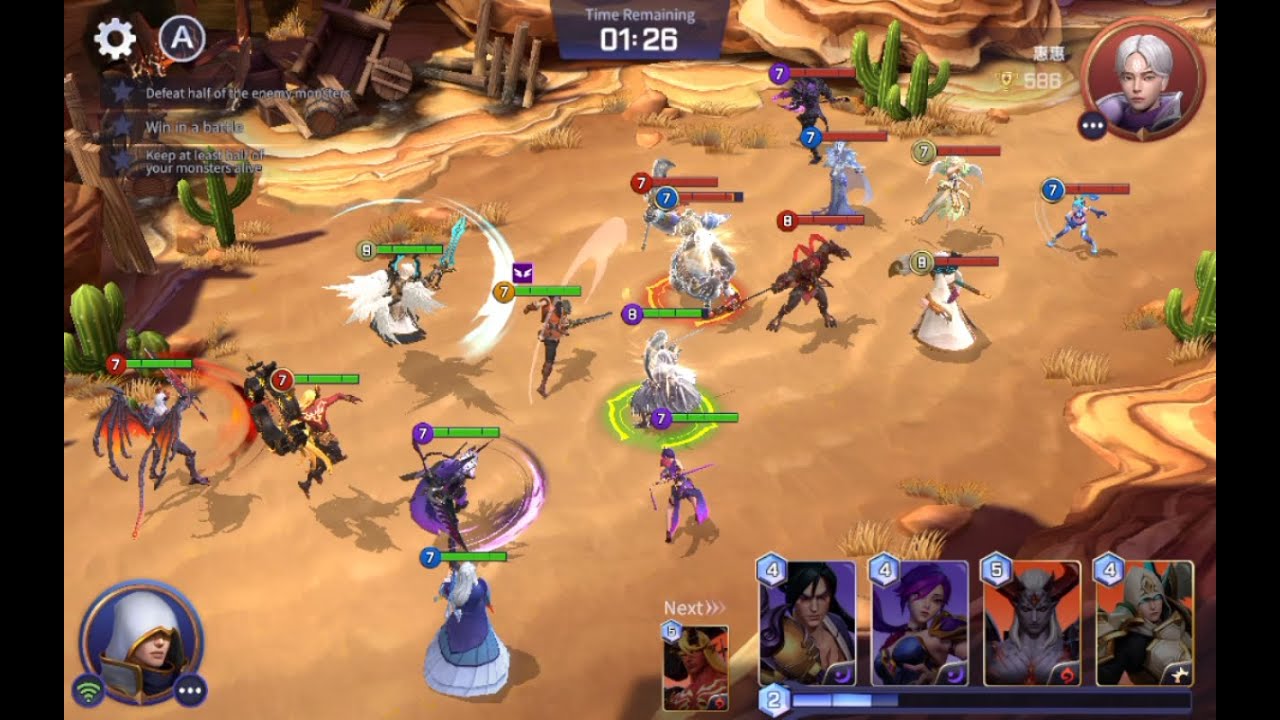 Summoners War Lost Centuria Gameplay - Normal Battle