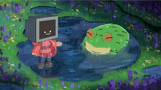 Heavy Rain Day 🌧 Calm Your Anxiety, Relaxing Music - Lofi Hip Hop Radio - Aesthetic Lofi