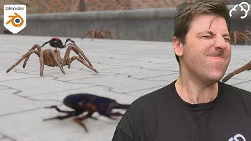 Birds, Spiders and Creepy Crawlers, Spyderfy Blender Addon