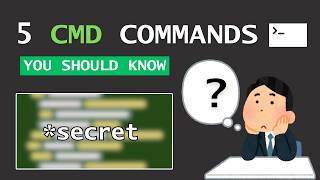 5 CMD Commands You NEED to Know in Windows! 🤯