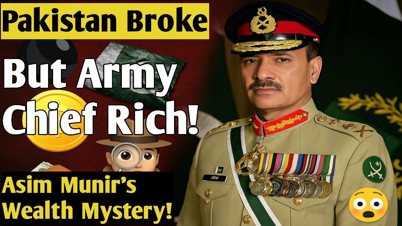 💣 Pakistan is Bankrupt, But Army Chief Asim Munir is Rich! 💰 Where’s the Money Coming From? 🕵️‍♂️🔥