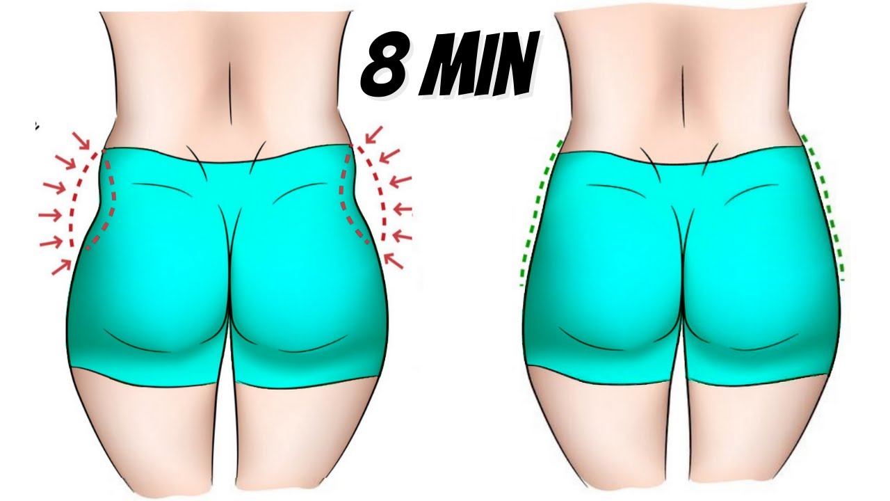 7 EASY Exercises To Get Rid of Hip Dips Easy at Home