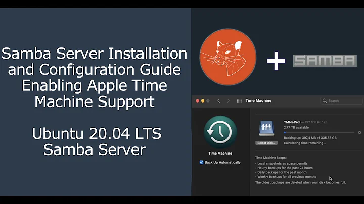 [35] Ubuntu Samba Server Install Guide with Apple Time Machine Support