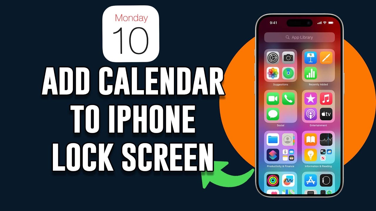 How To Add Calendar To IPhone Lock Screen YouTube