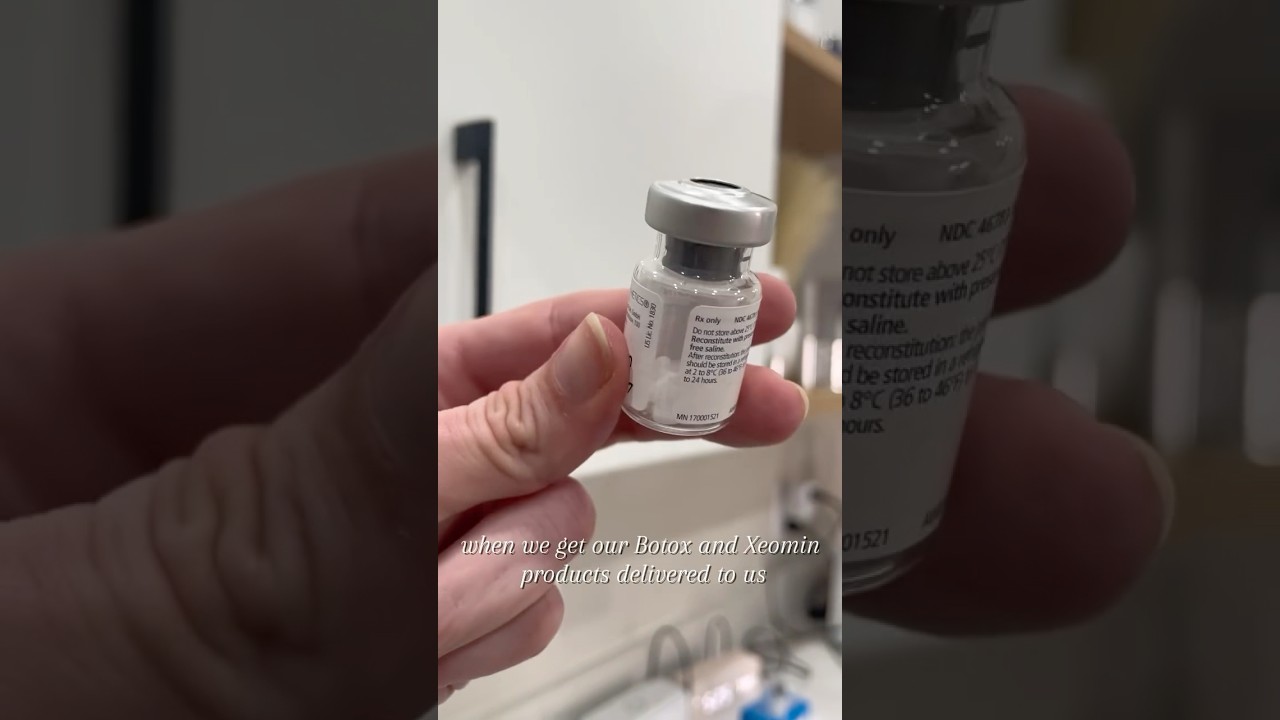 behind the scenes at a medspa: reconstitute Botox with us