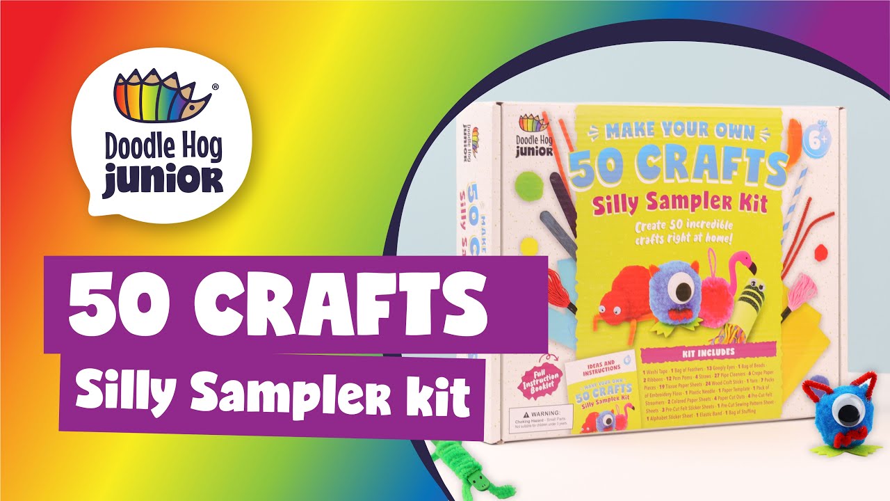 Great Choice Products 50 Arts And Crafts For Kids, 400 Pieces Art Supplies  Craft Materials, 7