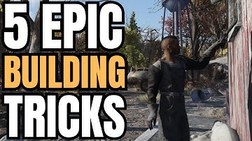 Build Like a PRO! 5 Fallout 76 Camp Building Tricks!