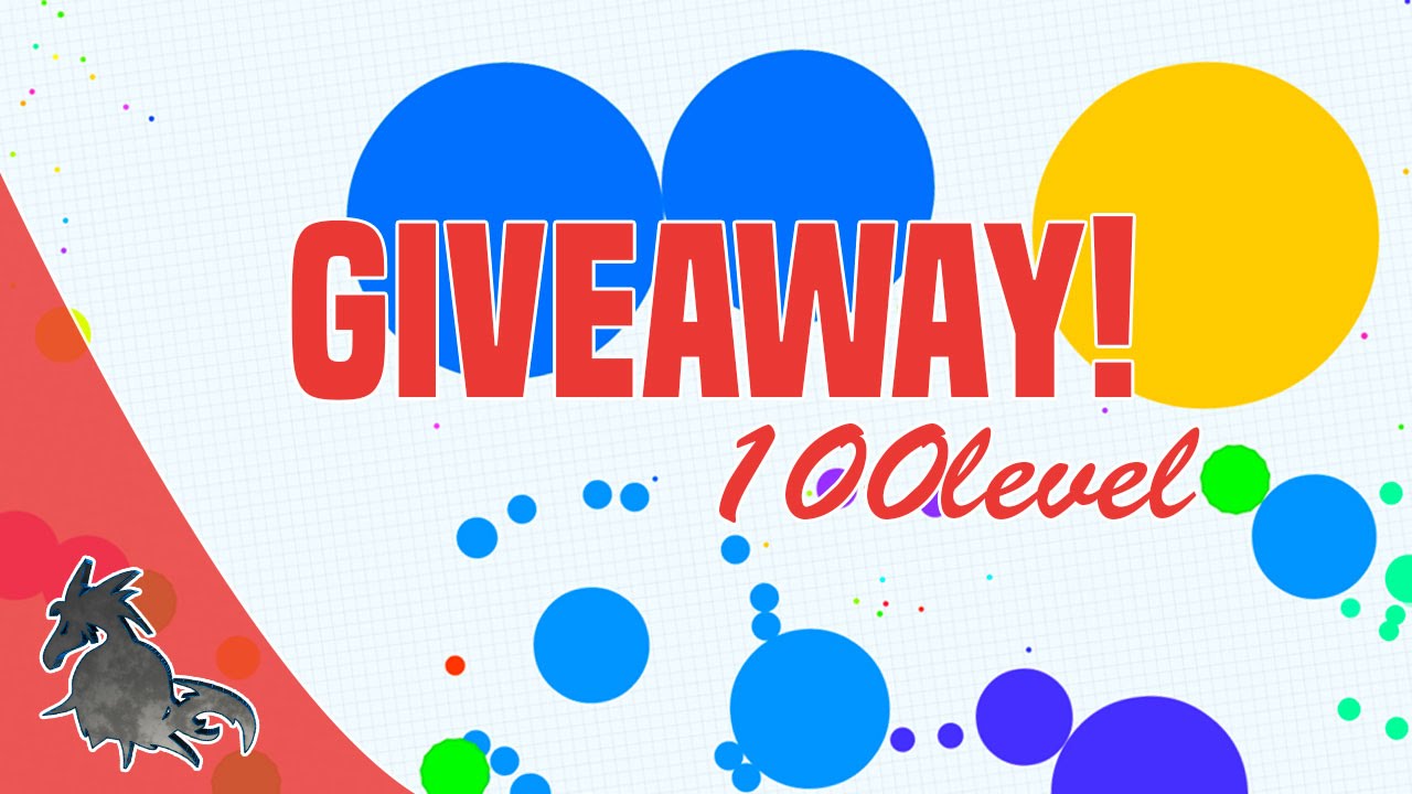 Agar.io - 100 LVL GIVEWAY