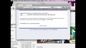 How to find apps for 1st and 2nd generation iPod Touch, iPhone 3G, iOS 3.1.3 or 4.2.1