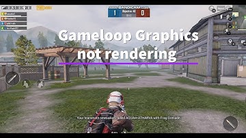 Gameloop PUBG emulator graphics not rendering after update glitch fixed 100% working opengl+ 2020