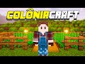 VIREI LITERALMENTE um FAZENDEIRO nesse MUNDO - ColôniaCraft (#01?)