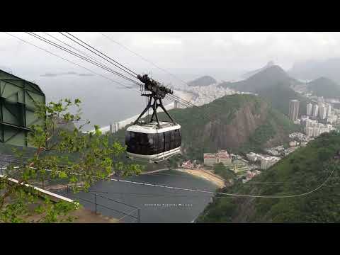 Video: Sugarloaf Mountain Cable Car i Brasil