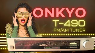 Onkyo T-490 -  чистокровный японский тюнер с отличным Hi-Fi звуком!