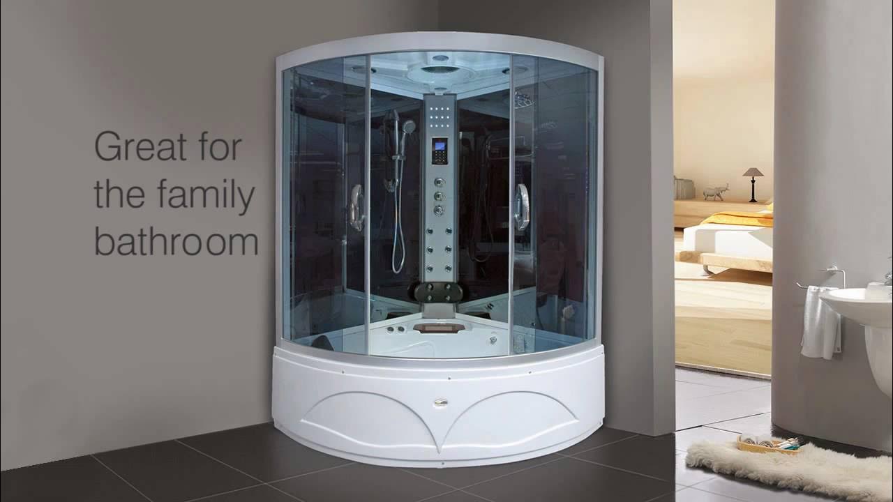Communication network Blind directory Steam Showers Steam Shower Shower Enclosure Shower Cabin - AquaLusso -  YouTube
