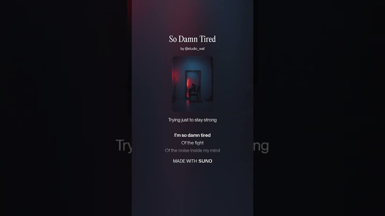 So Damn Tired #rock #music