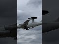 Screaming 707 - NATO AWACS Boeing E-3A landing