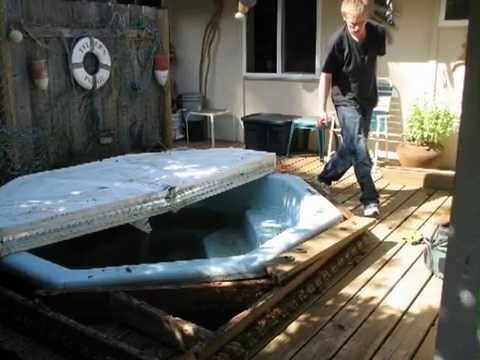 in ground hot tub diy removing inground hot tub youtube in ground hot tub diy removing inground hot tub youtube