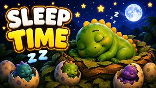 Fall Asleep Fast with Lullaby 🌙✨ Relaxing Bedtime Sounds Baby Dinosaur Sleep Music 🦖💤