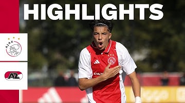 Faberski & Bounida deliver! ⚡️ | Highlights Ajax O19 – AZ O19