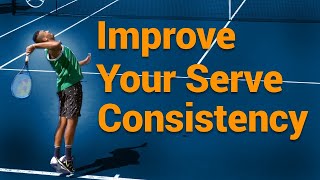Tennis Serve Technique Tip: Hit Consistent  Serves by Fixing This 1 Position...