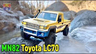 MN82 New 1/12 RC car Toyota LC70 Pickup unboxing & review | a driving tester